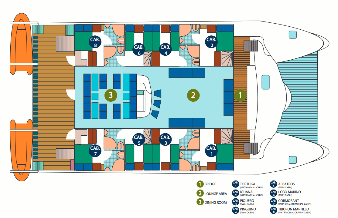 Archipell main deck plan